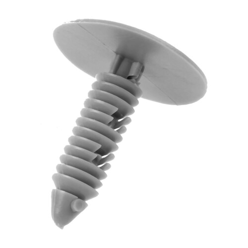 80 Pcs Gray Plastic Car Trim Clips Rivet Fastener 6mm Hole 26mm 2