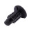 32Pcs Plastic Rivets Clip 4mm x 5mm x 15mm Black 7