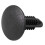 5mm x 5mm Hole Dia Black Plastic Rivets Fastener Push Clips 96 Pcs 5