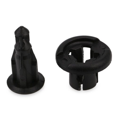 80Pcs 10mm Push-Type Plastic Bumper  Flare Fastener Rivet Clips and 2 Remove The Buckle Tool 2