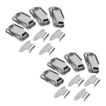 Kabinett Silber Ton Federbelastet Kippschalter Riegel Haspe 8 Stueck De