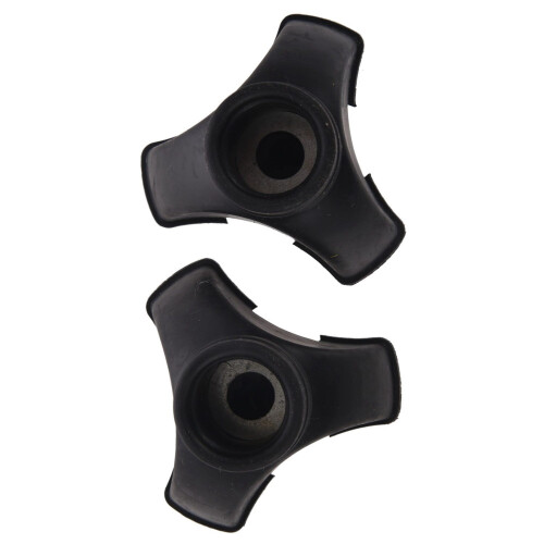 4X Walking Stick End Tripod CANE TIP Self Standing Rubber NON-SLIP End Bottom 2