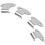 Cabinet Silver Tone Spring Loaded Toggle   Hasp 8 Pcs 4