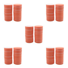 100Pcs 125mm Gross Polishing Buffing Pads 5 Inch Flat Sponge Car Polisher Clean Waxing Auto Paint Maintenance Care