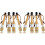 Chalk and Wax Brushes Include Flat and Round Chalked Paint Brush with Bristles, Multi-Use Brushes(8 Pieces) 1