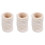 3X Natural Wooden Rings, Diameter 50mm 1