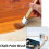 Chalk and Wax Brushes Include Flat and Round Chalked Paint Brush with Bristles, Multi-Use Brushes(8 Pieces) 6