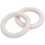 3X Natural Wooden Rings, Diameter 50mm 3