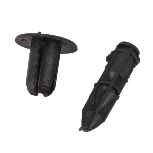 6mm x 12mm Plastic Rivets Car Push Clips 150 Pcs 1