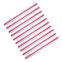 10X 1:20 1:25 1:50 1:75 1:100 1:125 Plastic Triangular Scale Ruler