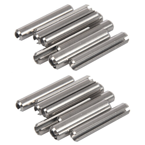 20Pcs M5X30mm 304 Stainless Steel Split Spring Roll Dowel Pins