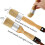 Chalk and Wax Brushes Include Flat and Round Chalked Paint Brush with Bristles, Multi-Use Brushes(8 Pieces) 2