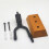 2X Violin Rack Hanger Violin Wall Mount Violin Wall Hook Solid Wood Base Violin Rack Can Hang Violin Bow 2