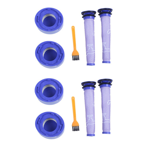 4 Pack Replacement for  V8 Pre Filter + HEPA Post Filter, Compatible  V7 V8 Animal Absolute Cordless Vacuum