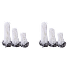 300Pcs Natural Candle Wicks, 100Pcs 8 Inch Candle Wicks, 100Pcs 6 Inch Candle Wicks, 100Pcs 4 Inch Candle Wicks