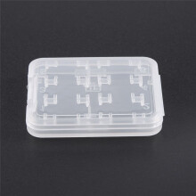 3X Eight in One Plastic Micro- SDHC TF MS Memory Card Storage Case Box Protector Holder