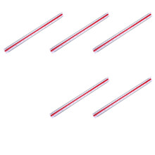 5X Righello Triangolare in Plastica 1:20 1:25 1:50 1:75 1:100 1:125