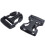 16Pcs Plastic Side Quick Release Buckles Clip for 25mm Webbing Band Black 3