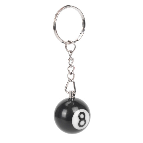 6X Billiard  Key Chain Key Ring Happy No. 8 2