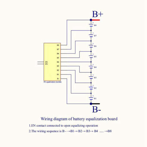 4X Whole Group Balancer 8S 5A Active Lithium Lipo Lifepo4 Battery Equalizer  Transfer Capacitor BMS Board 1