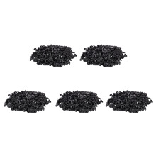 500Pcs Car Molding Door 5mm Hole Plastic Rivets Fixing Black.