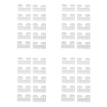 60Pcs/Lot Replaceable Ceramic 18 Teeth Pet Ceramic Clipper Cutting Blade for A5 Series