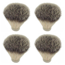 4 Pcs Badger Hair Nylon Shaving Brush Knot for Men Salon Hair Removal Cutting Dust Men Facial Beard Cleaning Appliance