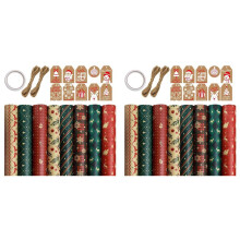 16 Sheets Gift Wrapping Paper,for Christmas Birthday Party Wrapping Paper Gift Wrap Papers,Present Gift Wrapping Paper