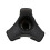 3X Walking Stick End Tripod CANE TIP Self Standing Rubber NON-SLIP End Bottom 3