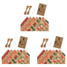18 Packungen Geschenk Papier BöGen, für Weihnachten Geburtstags Feier Geschenk Papier Satz Geschenk Papiere