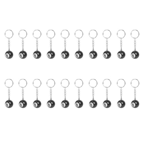 20X Billiard  Key Chain Key Ring Happy No. 8