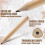 200Pcs 3.5Inch Wood Pencil, Beginner Writing Pencil,Students Sketch Pencil Stationery,Hexangular B 2