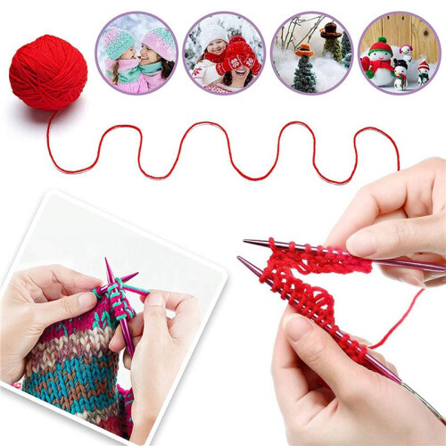 78 Pieces Aluminum Interchangeable Circular Knitting Needle Set,13 Size Interchangeable for Knitting 1