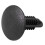 5mm x 5mm Hole Dia Black Plastic Rivets Fastener Push Clips 192 Pcs 4