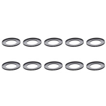10X Camera Lens Filter Step Ring 49mm-77mm Adapter Black