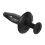 100PZ Plastica Rivetti Fastener Car Bumper Push Clip 32mm Long Nero 5
