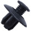 60X 8mm Auto  Clips Fit for   Front Push-Type Retainer Clips Black 2
