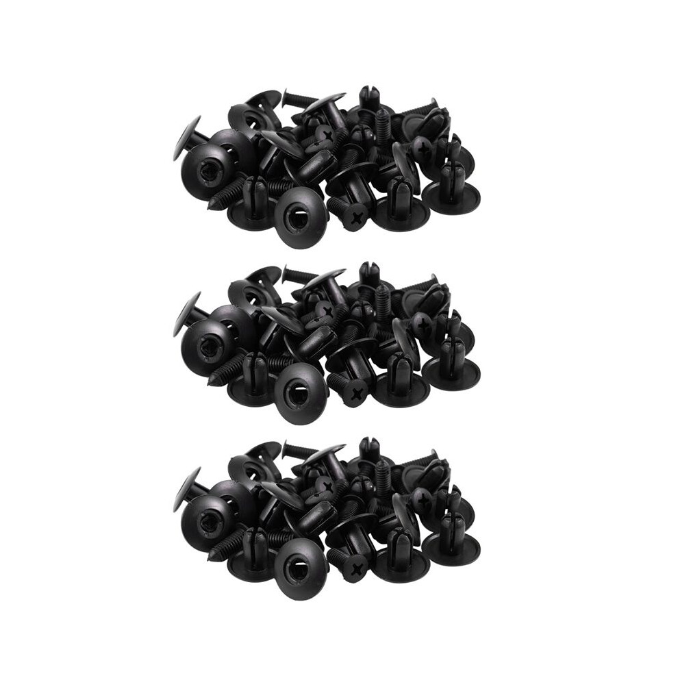 60Pcs 81126-37010 Liner Push Clips Retainer Black 6033506264977