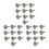30 PCS Grey Plastic Parcel Shelf Clip Early Type End for  Juke 799161KA3A 1