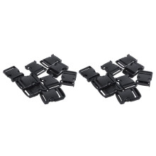 20X Hartplastik Gurtband Gürtelschnalle 3cm Breite Schwarz