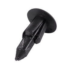 300Pcs Car Molding Door 5mm Hole Plastic Rivets Fixing Black.