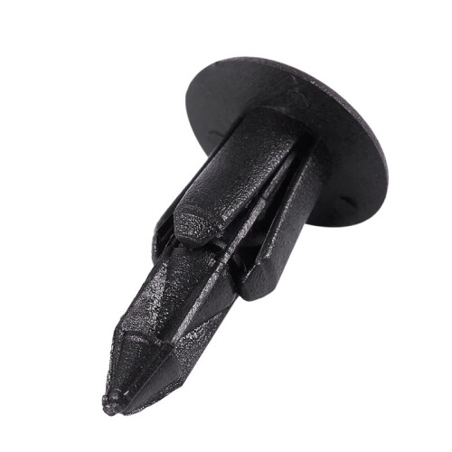 300Pcs Car Molding Door  5mm Hole Plastic Rivets Fixing Black.
