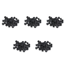 Plastic Round Cap Chair Table Legs Ribbed Tube Insert 22mm Dia 250 Pcs
