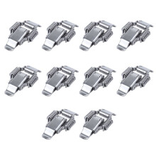 20X Werkzeugkasten Malen Druck Feder Knebel Riegel Fang Klammer Silber