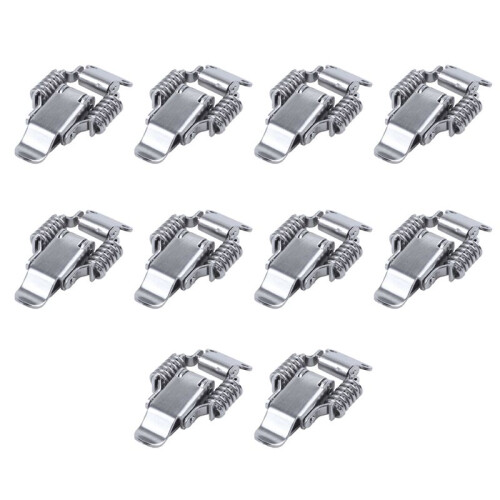 20X Toolbox Draw Compression Spring Toggle  Catch Clamp Silver