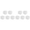 100x60x20mm 100pcs Magic Sponge Eraser Melamine Cleaner-White 1