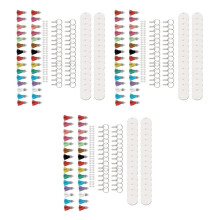 Portachiavi Sfusi per Sublimazione da 450 Pezzi, Set di Ornamenti per Portachiavi per Artigianato, Creazione di Gioielli Jewelry