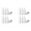 16 Pack Pencil Tips Replacement High Sensitivity Nib for  Pencil 1St / 2Nd Generation and  Pro Pen 1