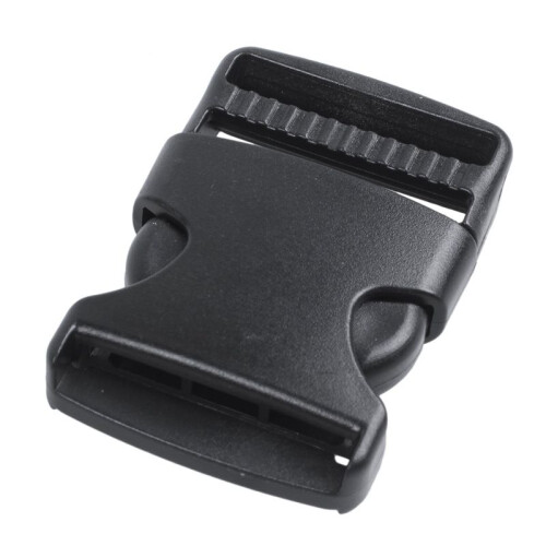 20X Hard Plastic Strap Band Belt Side Release Buckle 3cm Width Black 2