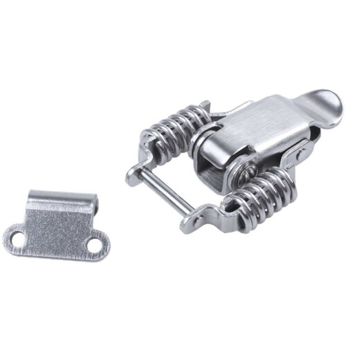 20X Toolbox Draw Compression Spring Toggle  Catch Clamp Silver 2